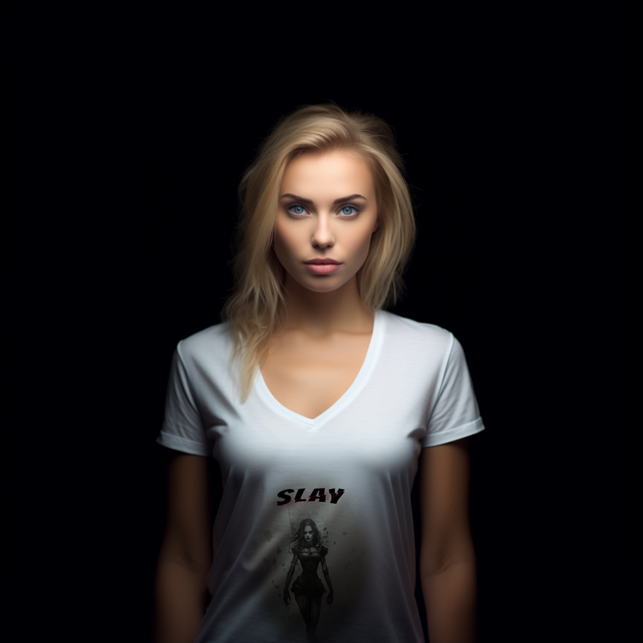 Samara Slay V-Neck Ladies' Shirt
