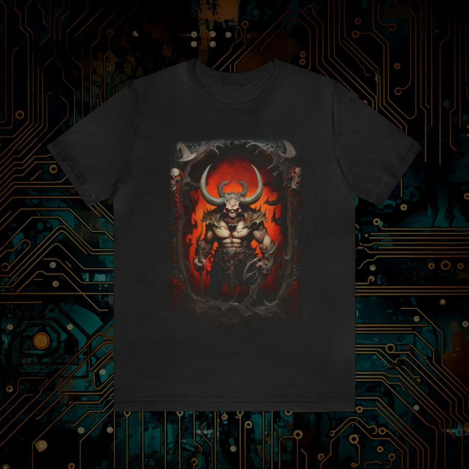 Front View - Abyssal Awakening - Diablo 4 Inspired Shirt