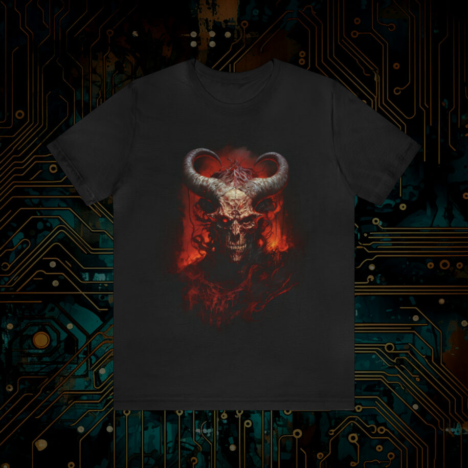 Diablo 4 Inspired Sinister Dominion Shirt - Front View - Black